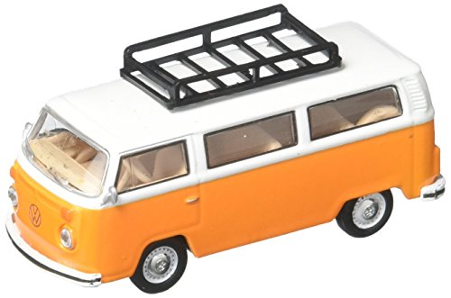 GreenLight 1: 64 Club V-Dub - 1974 Volkswagen Type 2 Bus with Roof Rack (Two-Tone) Diecast Vehicle