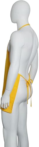 Miniatura 4 de Gustavo Fring Fried Chicken Restaurant Delantal amarillo con bolsillos para disfraz de Halloween