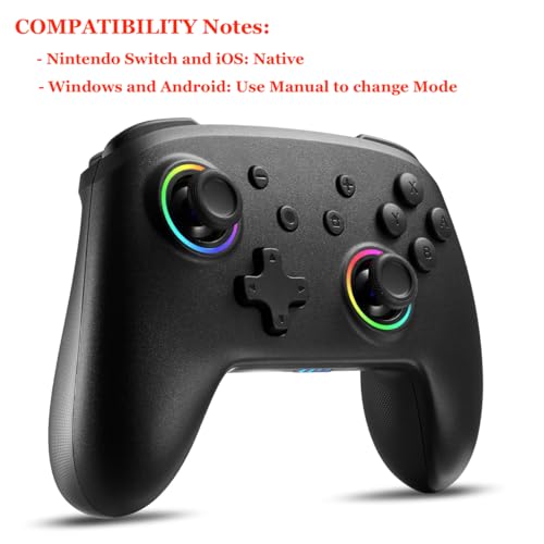 Ninjadog Astra Premia NS ; High Precision Wireless gaming controller for Windows, Nintendo Switch, Android and iOS (Black) 6 41FO0T0J++L