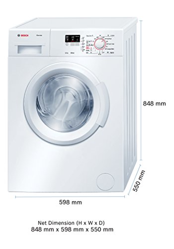 Image of Bosch 6 kg Fully-Automatic Front Loading Washing Machine (WAB16060IN, White, Inbuilt Heater)
