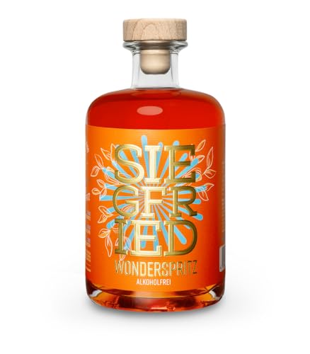 Siegfried Wonderspritz | Premium alkoholfrei | Bittersüßer Aperitivo für Dolce Vita Momente | Voller Spritz-Genuss ohne Alkohol | Orange, Enzian & Kräuter | Vegan | 500ml