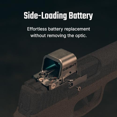 OSIGHT K Micro Red Dot Sight, 6 MOA Open Reflex Sight with RMSc/K Footprint, Parallax-Free Durable Optic for Subcompact Setups