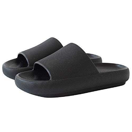 Monkys Sandales de Douche antidérapantes Chaussures d'eau de Piscine Pantoufles de Bain avec Semelles en Mousse épaisses Chaussons de Maison Super Doux Cover