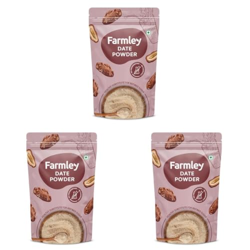 Image of Farmley Date /Khajur Powder 200g | No added sugar| Perfect Sweetness| No Preservatives (Pack of 3)