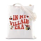 FOTAP Alice Cartoon Merchandise Queen of Hearts Gift In My Villains Era Tote Bag Bad Girls Gift Villain Matching Handbag (Queen of H)
