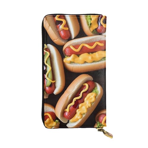 Portefeuille pour femme hot dogs idéal en voyage pour ranger son téléphone