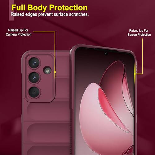 Image of Zapcase Back Case Cover for Samsung Galaxy S25 FE | Compatible for Samsung Galaxy S25 FE Back Cover | Liquid Silicon Magic Case with Camera Protection | Plum