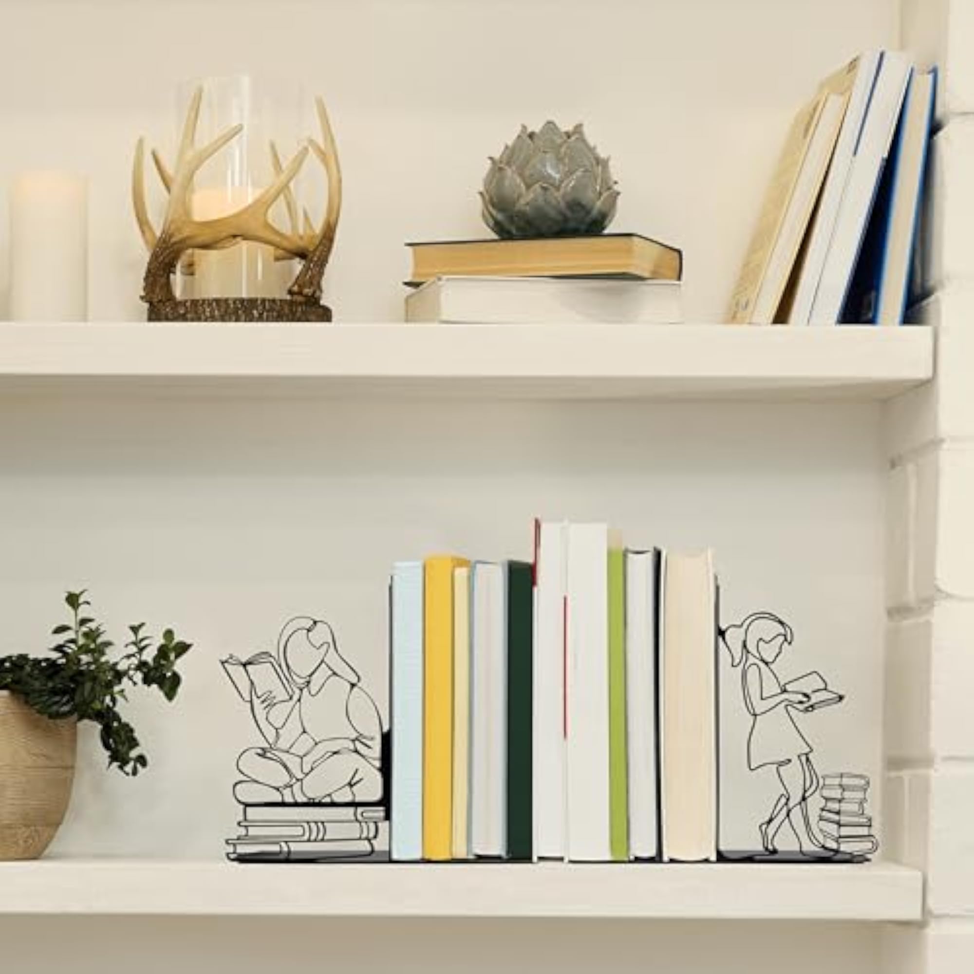 Cute Bookends Decorative Compact Durable Holders