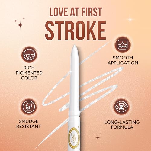 Image of FASHION COLOUR Intense Revolving White Kajal | High Impact Intense Color in 1 Stroke | Waterproof & Smudge Proof | Soft Texture | Matte Finish | Long Lasting Retractable | 0.35g