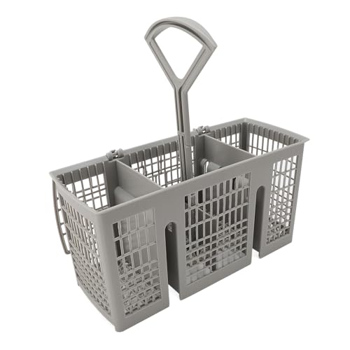 YUYTE Cesta Universal para Cubiertos de lavavajillas. Cesta de Plástico para Utensilios de lavavajillas. Resistente Al Calor y a la Suciedad, con Diseño Organizado para Varios Mod