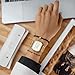 Imagen de MARLION JEWELS Reloj Digital Mujer Dorado  Acero Inoxidable
