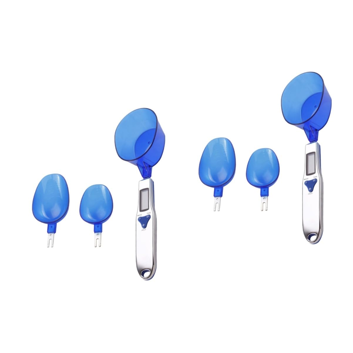 ABOOFAN 2st Elektronische Waagen Für Das Körpergewicht Mini-löffel Zutatenwaage Löffel Gramm Messlöffel Digital Digitale Gewichtslöffel Küche Löffel Mit Küchenwaage Blue Abs-kunststoff