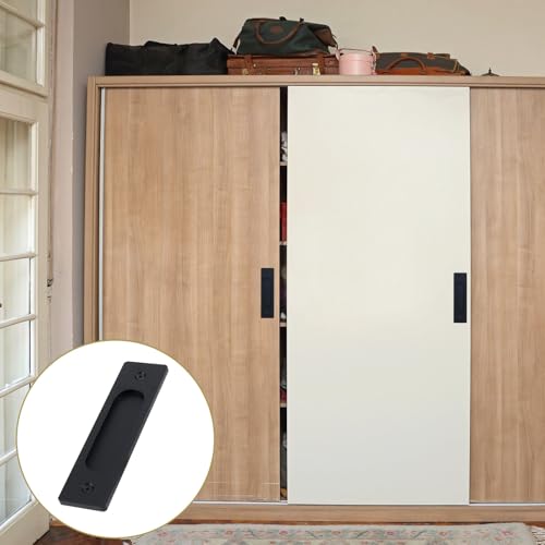 Poignées de porte de poche noires pour sublimer une séparation de pièce