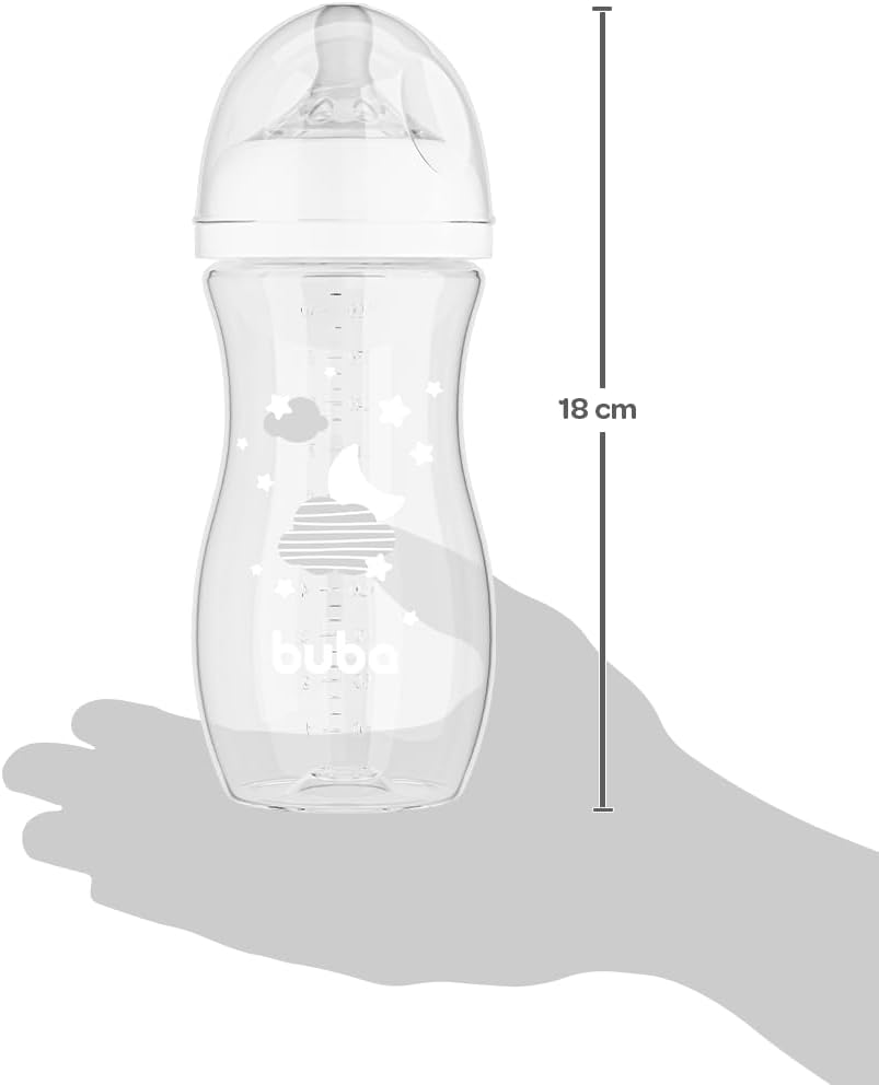 Buba, Mamadeira Easy Flow Nuvem Branca 330ml