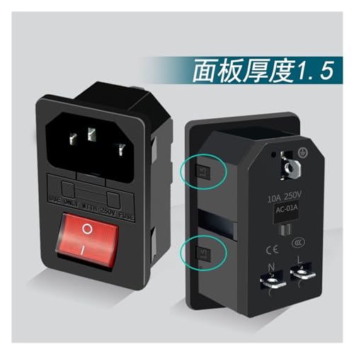 Prise Pinzi 10A pour armoire de commande électrique et informatique 1.5 - 2