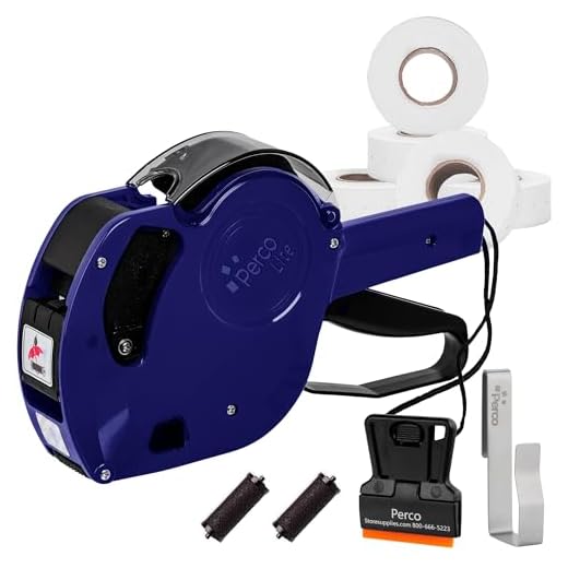 21 Creative Garage Sale Ideas to Boost Your Sales 5 Perco Lite 1 Line Price Gun with Price-Marking Labels Kit — Includes 5,000 Blank White Labels, 1 Gun Clip, 2 Ink Rollers — 1 Ink Roll & Labels Preloaded — Ideal for Retail Pricing, Inventory, and More