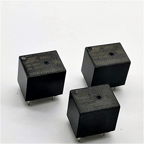 Relais de puissance SRA-24VDC-AL-4-pin pour circuit imprimé T74 DIY