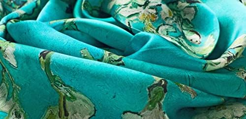Grace Scarves 100% Silk Scarf, Large, Artists Collection (van Gogh & Monet)