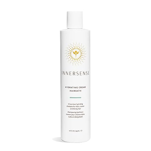 INNERSENSE Organic Beauty - Champú hidratante natural para el cabello, no tóxico, libre de crueldad, cuidado del cabello limpio (10 onzas)