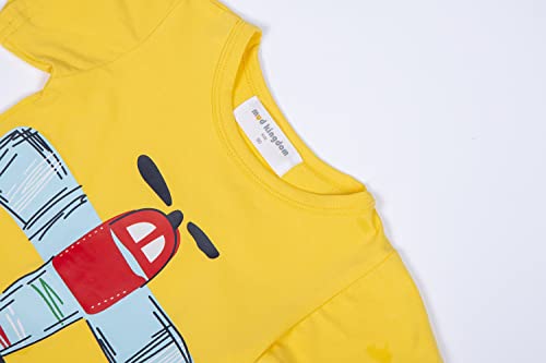 Mud Kingdom Little Boys Jersey Shorts Set Cotton Short Sleeve Outfits Casual Summer4