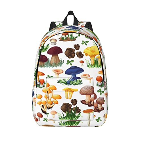 Sac à dos ordinateur portable contre la fatigue dorsale motif champignon