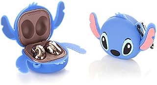 YIGEYI Silicone Case Compatible with Samsung Galaxy Buds Live Funny Cute 3D Cartoon Cover [3D Animation Series] (Big Ear Stitch)