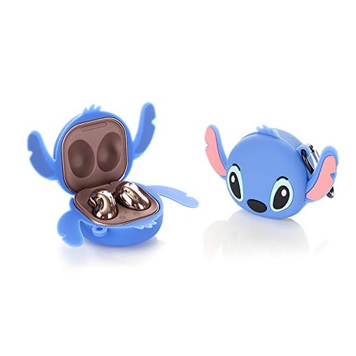 Fit Designed for Samsung Galaxy Buds2 Pro (2022) /Galaxy Buds 2 (2021) /Galaxy Buds Live (2020) /Galaxy Buds Pro (2021), Suublg Silicone Charging Case Protection Cover with Keychain