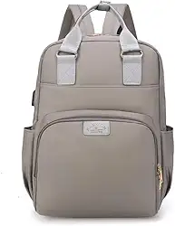 Bolsa Mochila Maternidade Impermeável Multifuncional- Estilo e Praticidade para Mamães Modernas, Com Grande Capacidade para Todo o Essencial do Bebê