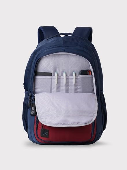 Image of Wildcraft Wiki Volt 40 Backpack For Boys & Girls | 40 Ltr with Laptop Sleeve, DIY Kit, Rain Cover, and Three Compartments with Padded Shoulders |Best for Books,Stationery & Essentials