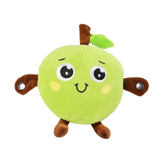 Genérico Juguete Musical Interactivo de Peluche, muñeca con Instrumento de Ritmo de Frutas con función de Sonido e inducción, Linda Figura de Peluche para niños y Adultos, Juego Entre Padres e Hijos
