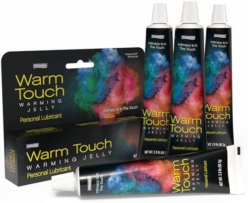 Natureplex Warm Touch Warming Jelly Lube (4 Pack) - Warming & Tingling Sensation During Intimacy Personal Lubricant Gel for Privacy Compatible with Toys Women Men and Couples - 2 Fl Oz Each