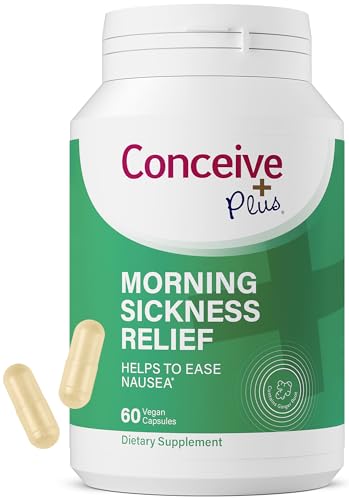 CONCEIVE PLUS Ginger Powder for Morning Sickness 60 Capsules