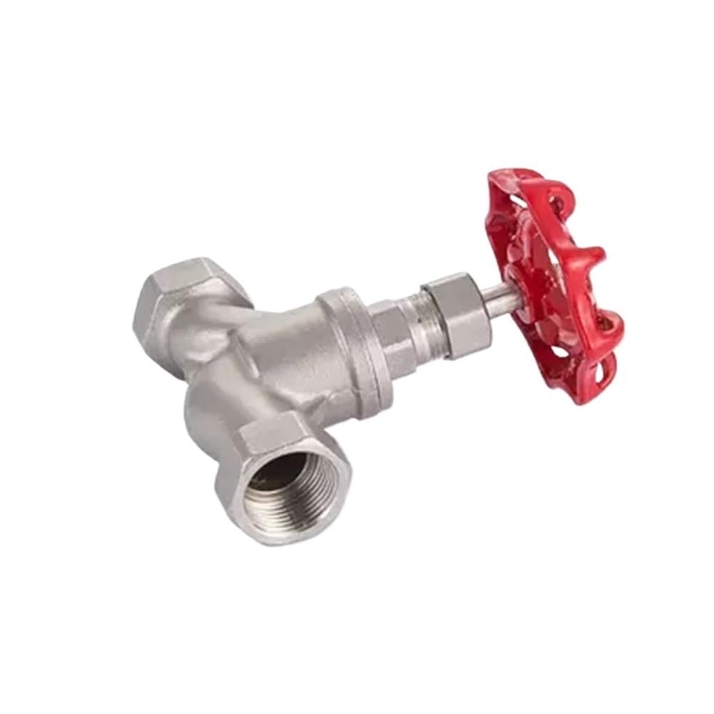 1/2" 3/4" S Type Stainless Steel SS304 Shut-off Valve DN15 DN20 Female Thread Stop Valve Globe Valve 1.6Mpa(DN20)