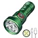 Produktbild Wurkkos EDC Taschenlampe Wiederaufladbar - 2000 Hohe Lumen Leistungsstarke Taschenlampe,5 Modell Rot und Weiß LED Taschenlampe,High Power LED Heldhand USB-C Taschenlampen für Camping,Notfall