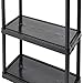 Gracious Living 3 Shelf Fixed Height Solid Light Duty Storage Unit 12 x 24 x 33