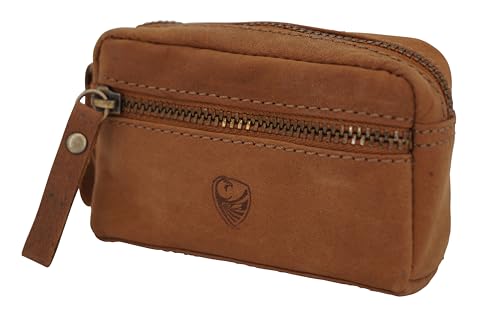 GERMANUS Schlüsseletui Schlüsselmäppchen Schlüsseletui 4051 (Hellbraun)