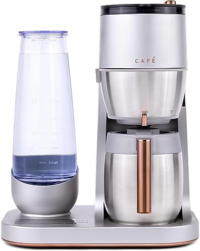 Café Specialty Grind and Brew Coffee Maker, Single-Serve Option, 10-Cup Thermal Carafe, WiFi Enabled Technology, Smart Home Kitchen Essentials, SCA Certified, Barista-Quality Brew, Matte Black - Thumbnail 4