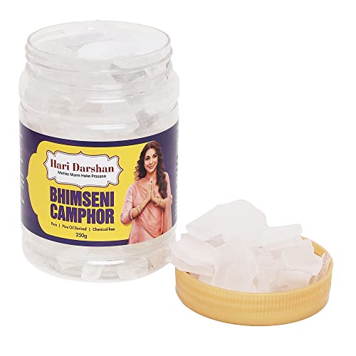Hari-Darshan-Pure-Bhimseni-Camphor250g-Kapoor-Kappuram-for-Pooja-Meditation-Havan-Room-Freshener