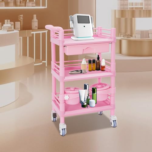 Carrito móvil organizador de salón para almacenamiento, capacidad hasta 80kg miniatura 4