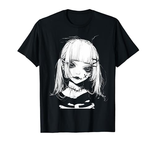 Japan Japanese Horror Creepy Anime Manga Aesthetic Harajuku Maglietta