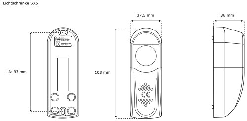 Rademacher, 2898351, Fotocellula RolloPort SX5
