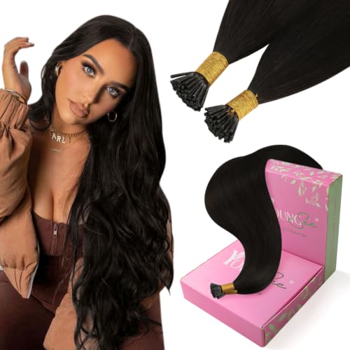 YoungSee I Tip Hair Extensions Dark Brown 22 Inch 50g 50 Strands