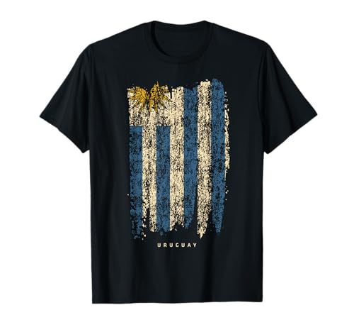Bandera de Uruguay Vintage orígenes de Uruguay Camiseta