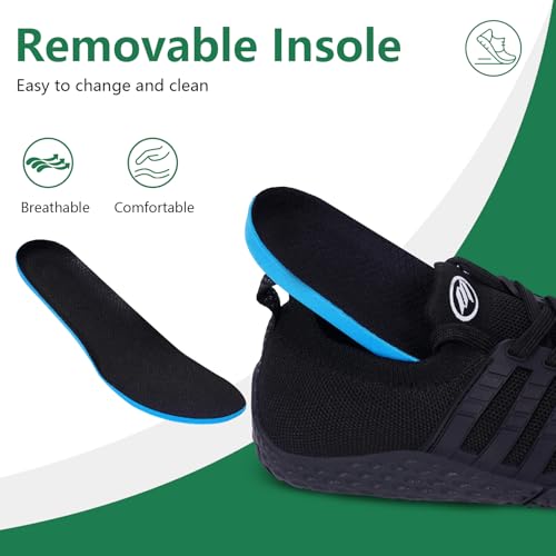Image of Hike Barefoot Shoes for Women Men Footwear, Minimalist Zero Drop Wide Toe Box Non-Slip Walking Sneakers, Lightweight Comfortable Casual Shoe Training Running Gym Fashion Sneakers