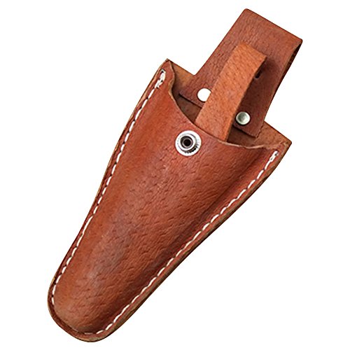 Leather Sheath Tool Holsters Gardening Pouch Belt Electrician Scissors Tool Holsters- Compact Protective Leather Case/Holder Pouch Bag for Pruning Shears Pliers Scissors or Any Garden Knife HSZ-20