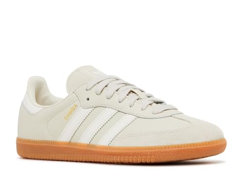 Image of adidas Samba Og Women's Shoes, Aluminum /Chalk White /WonderBeige, Size 11