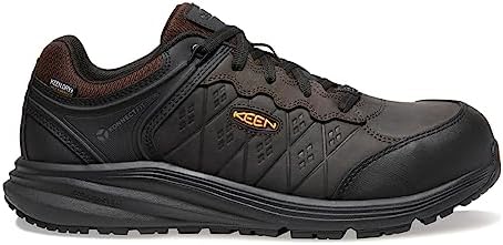 KEEN Utility Men's, Vista Energy + CT Waterproof Work Shoe Coffee Bean 10.5 EE | Image 1