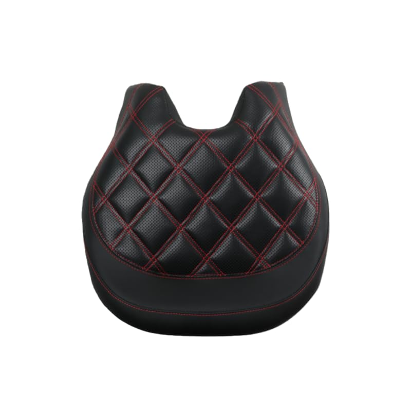 Siège de moto en cuir noir rhomboïde confortable pour Can-Am Ryker 600 900 Sport Rally Edition Sport 19-24
