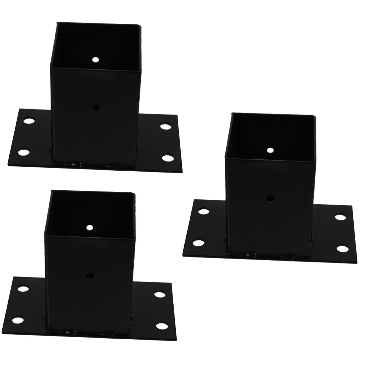 Support durable pour poteaux de clôture et boîte aux lettres - Base de protection extérieure 3x