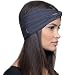 French Fitness Revolution Moisture Wicking Turban Headband for Sports, Running, Workout and Yoga, Insulates and Absorbs Sweat, Women Hair Band